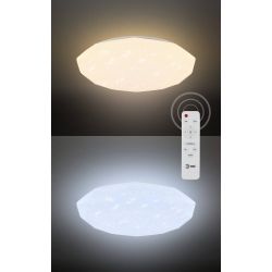 Светильник потолочный светодиодный ЭРА Классик с ДУ SPB-6-70-RC Sparkle 70Вт 3000-6500К 5950Лм | Светильники SPB-6 с ДУ