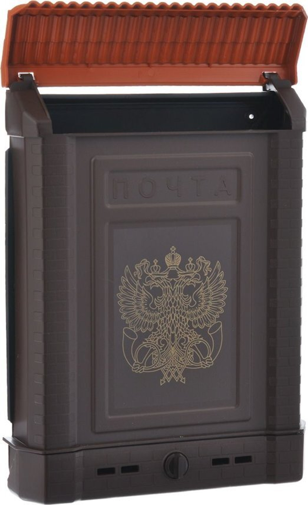 Ящик почтовый Коричневый, пластиковый (5шт-уп)