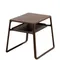Пластиковый столик с подносом Pop темно-коричневый | Nardi | Италия