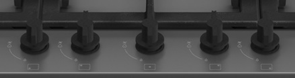 Газовая варочная панель Bertazzoni P755CMODNE