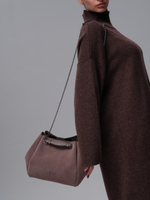 Замшевая сумка DBR 31202 капучино/велюр