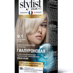 Крем-краска для волос STYLIST COLOR PRO Гиалуроновая 9.1 Пепельный блонд