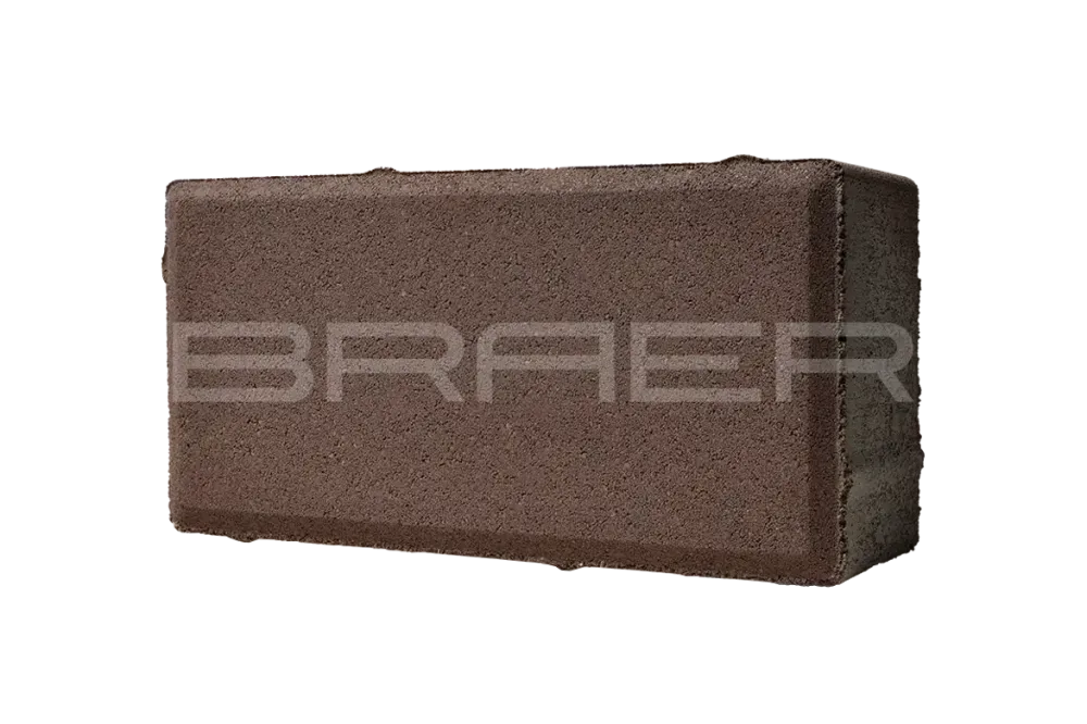 Тротуарная плитка Braer Прямоугольник, Коричневый, 60 мм