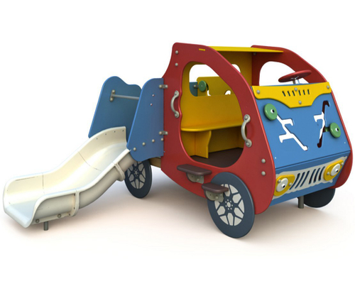 Детский игровой комплекс Грузовик с одним скатом МФ-1.4