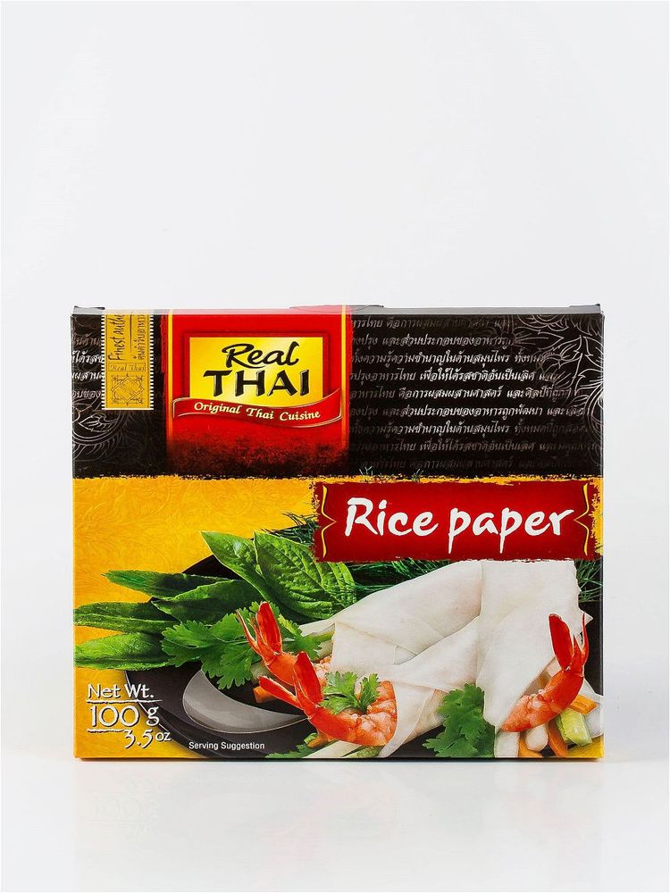 Рисовая бумага круглая d-16 см Real Thai Rice Paper 100 г