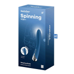 Синий вибратор 17,8см для G-точки Satisfyer Spinning Vibe 1 Rotating G-Spot Vibrator Blue