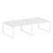 Metal System Рабочая станция на 4 места на О-образном м/к БО.СМ-4.3 Белый/Металл Белый 2800*1475*750