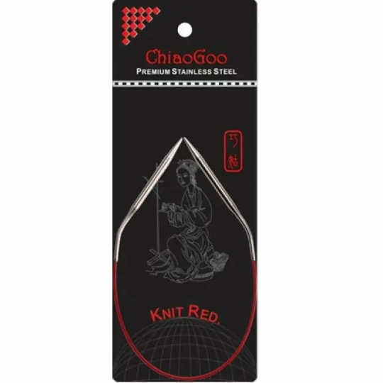 Спицы круговые металлические Knit Red, ChiaoGoo