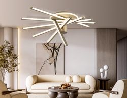 Ambrella Потолочный светодиодный светильник с пультом LineTech FL6234