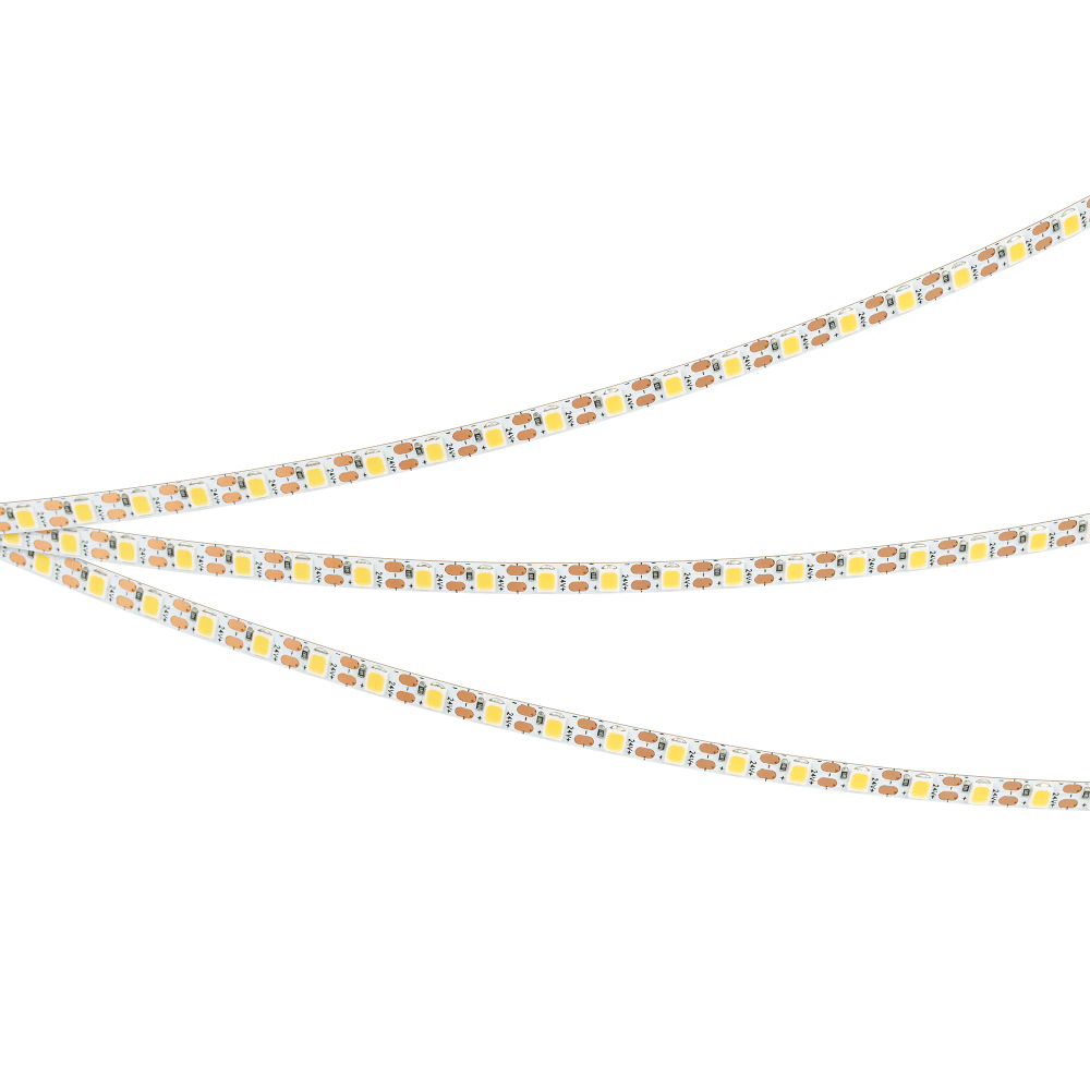 Светодиодная лента FC-A120-5mm 24V Warm2700-CX1 (10 W/m, IP20, 5m) (Arlight, резка 1 светодиод) 052782