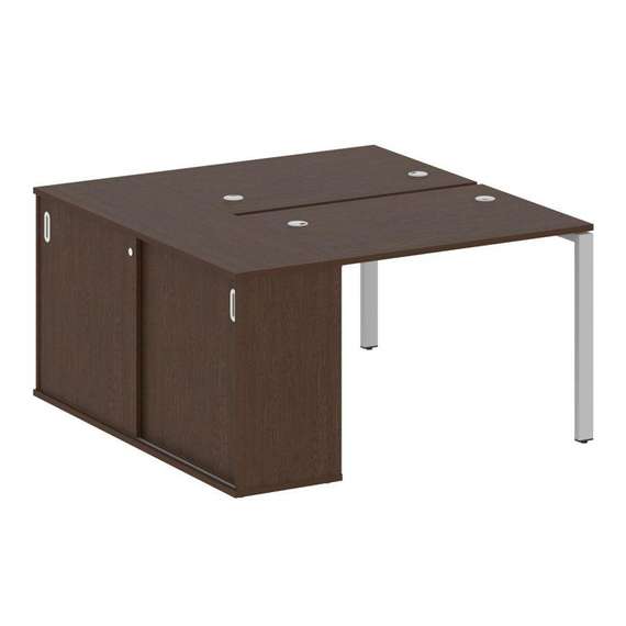 Метал Систем Рабочая станция с шкафом-купе на П-образном м/к БП.РС-СШК-1.1 Т