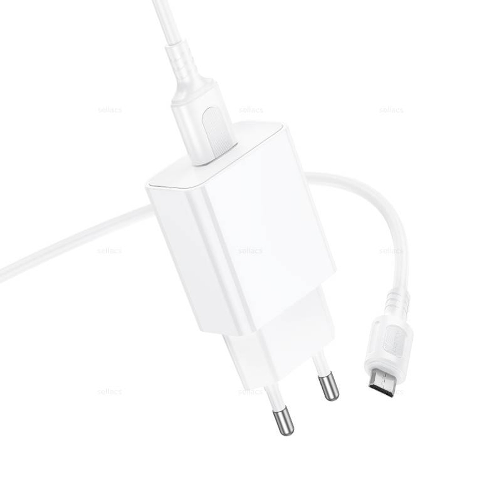 Зарядное устройство на Micro Borofone BA110A (white)