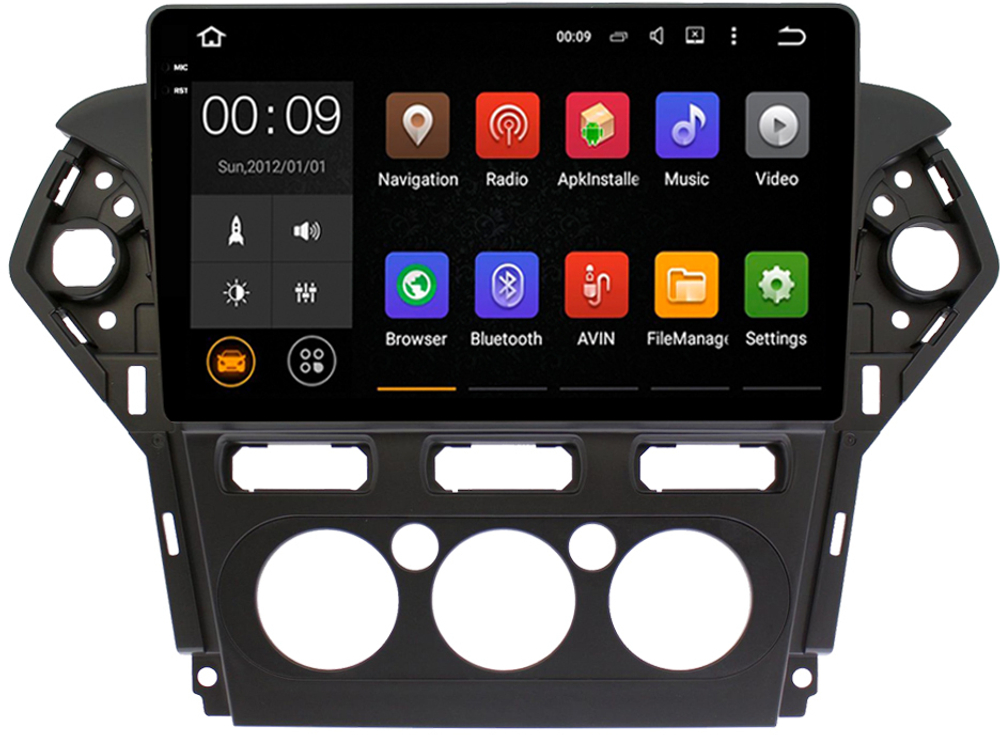 Магнитола для Ford Mondeo 4 2010-2015 (для любых комплектаций) - AIROC 2K RX-1713 Android 13, QLed+2K,  ТОП процессор, 8/128, CarPlay, SIM-слот