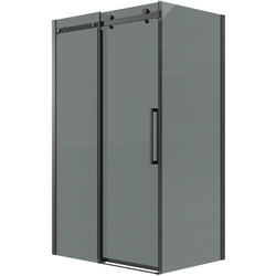 Душевой уголок Grossman Classic 100х70 120.K33.04.1070.21.10 профиль Черный матовый стекло тонированное