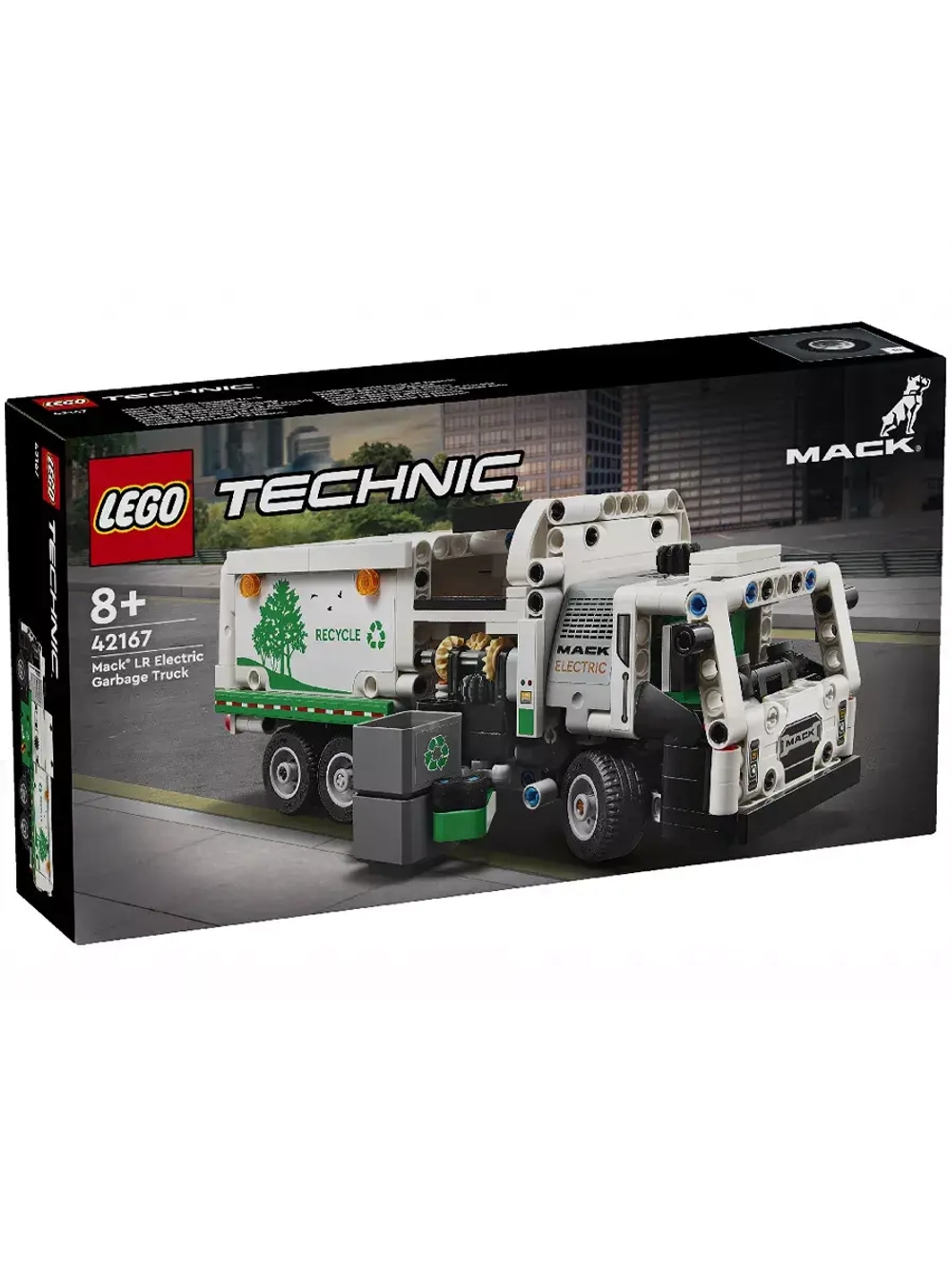 Лего Техник Электрический мусоровоз Mack LR 42167 Technic