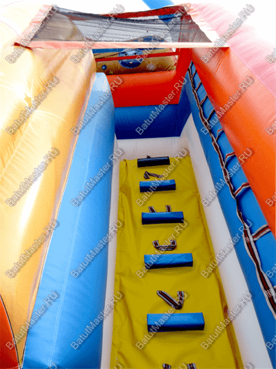 Коммерческий надувной батут "Новая ракета" 6*4.5*6 м