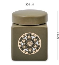 TJ-09/4 Керамическая банка мал. с крышкой