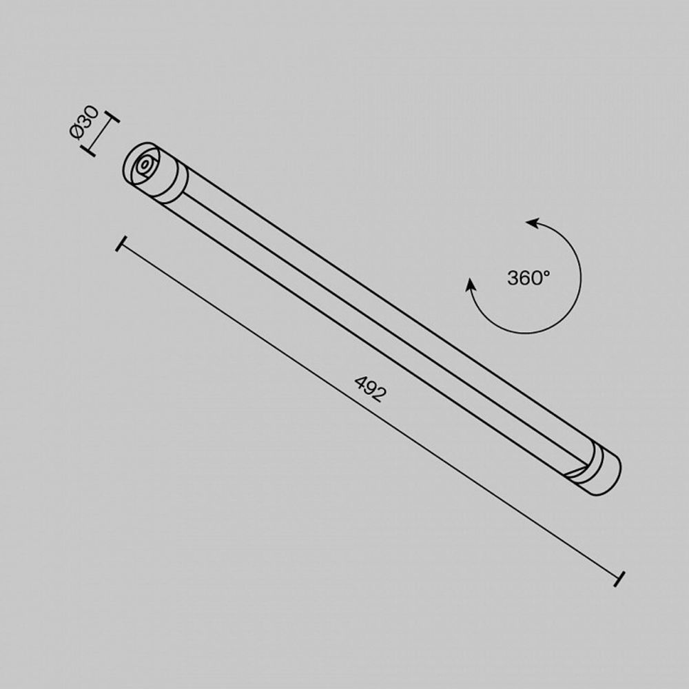 Модульный светильник Maytoni Basis C147CL-L500-12W3K-B