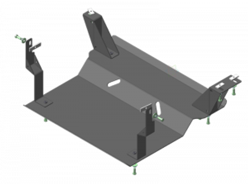 Усиленная защита Motodor радиатора. 4 мм, сталь. для MAN L 2000 1993-2007 арт.24808