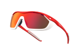 Спортивные очки 720armour Analog Pro / Matte Neon Red Orange / Matte White Gasket / Smoke Full Red Ti Lens