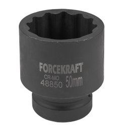 Головка ударная 1'', 50мм (12гр.) FORCEKRAFT FK-48850