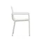 Galdana Штабелируемый садовый стул из белого алюминия