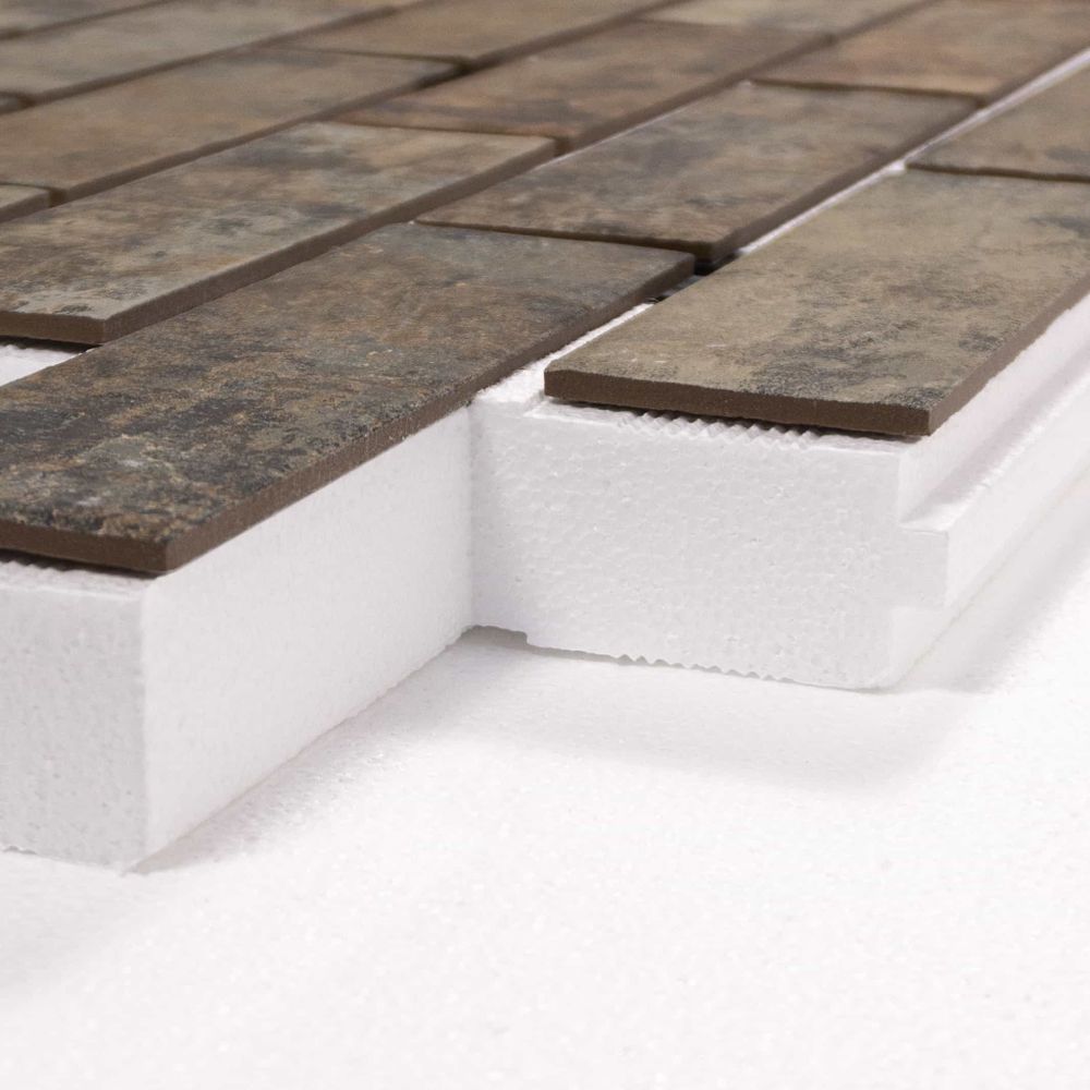 Клинкерная термопанель ППС Beryoza Ceramica Brick Wall Палевый 1020х455 мм