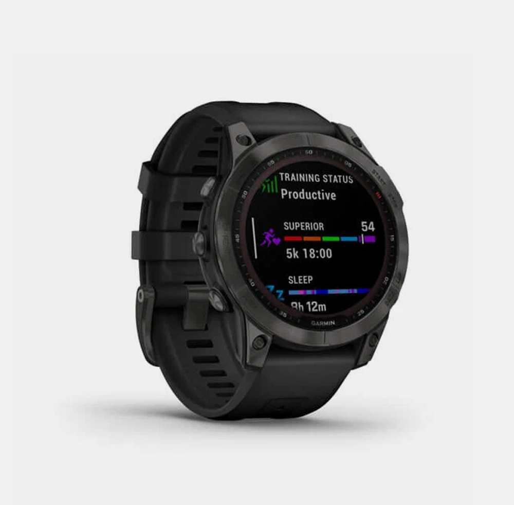 Умные часы Garmin Fenix 7 Sapphire Solar DLC Titanium