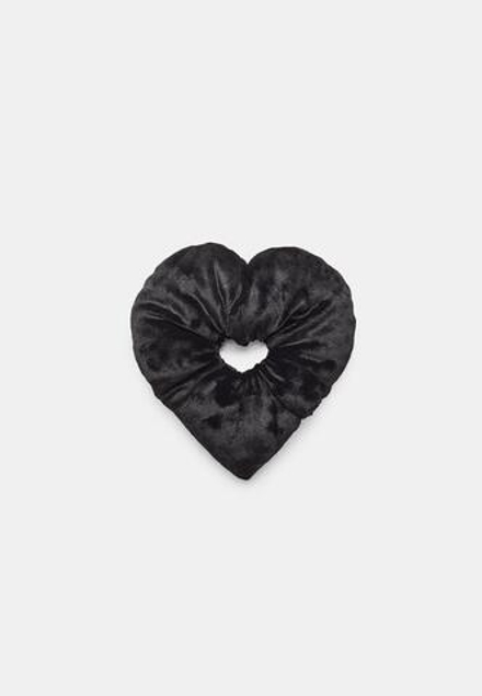 STRADIVARIUS Бархатная резинка для волос, черный