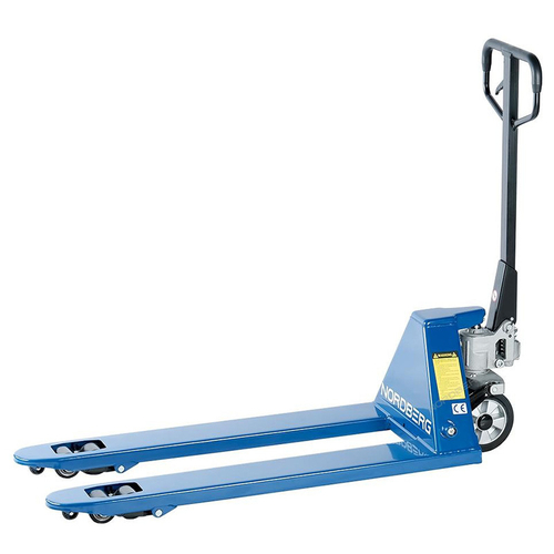 NORDBERG (N3901-25R) Тележка (рохля) складская гидравлическая 2.5 т, усиленная, с резиновыми колесами