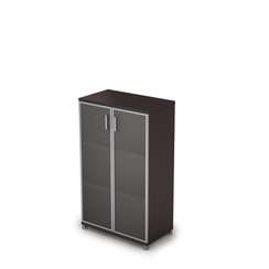 6Ш.017.4 Шкаф для документов средний со стеклом (800*450*1348)