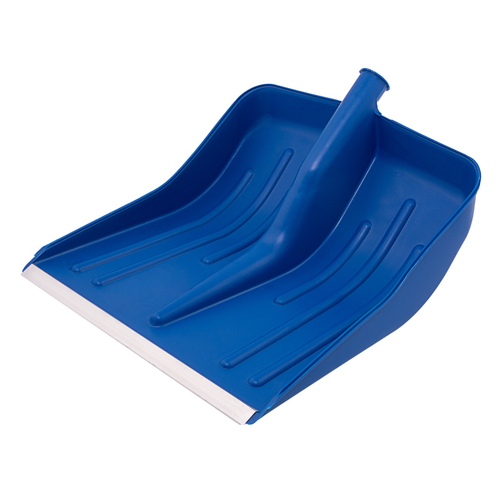 61618 Лопата снеговая синяя, 400 х 420 мм, без черенка,