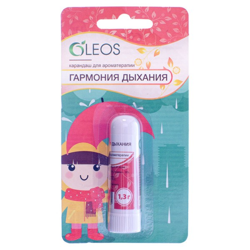 Карандаш для ароматерапии Oleos «Гармония Дыхания» 1,3 г