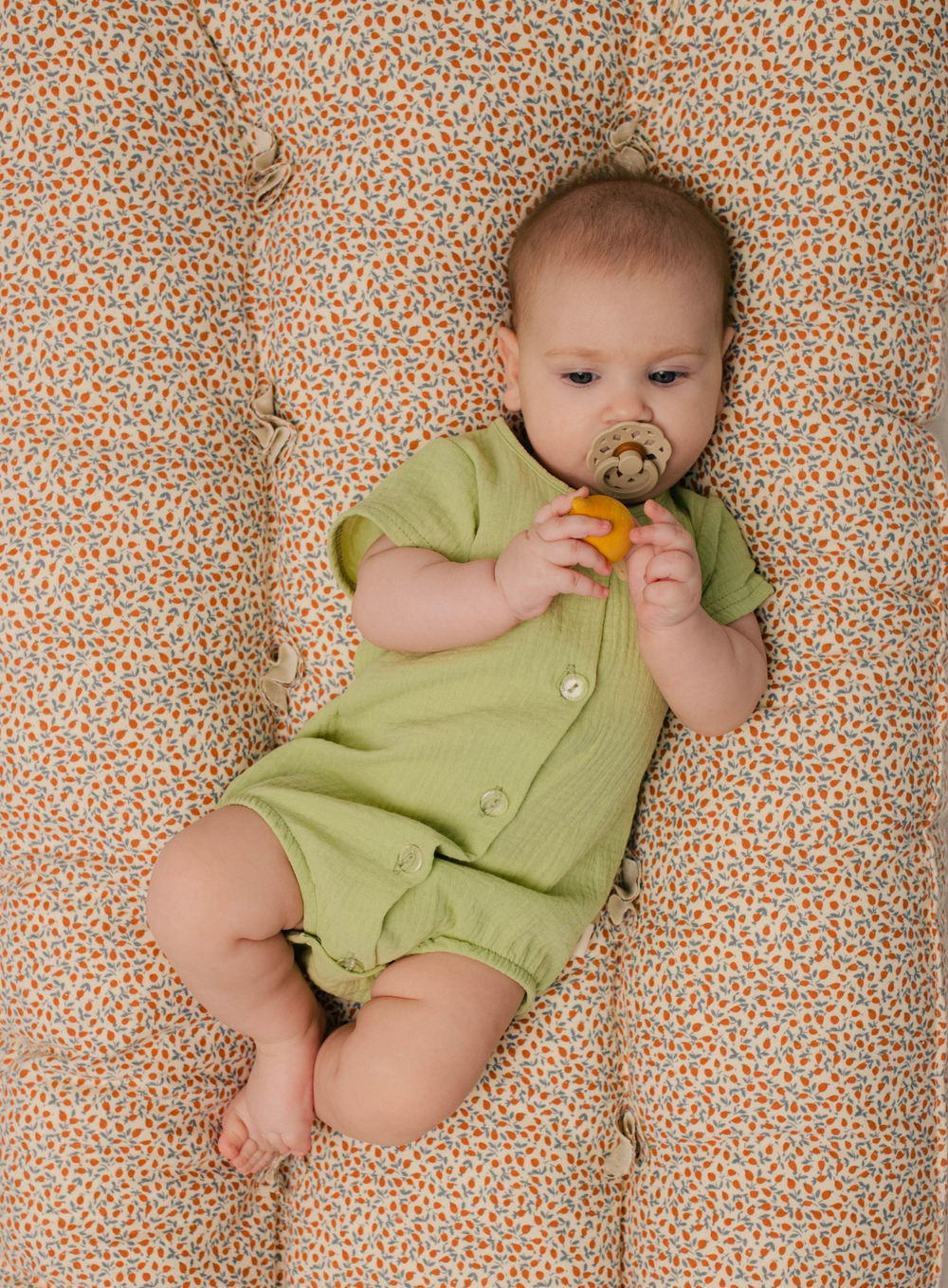 Боди из муслина, Оливка