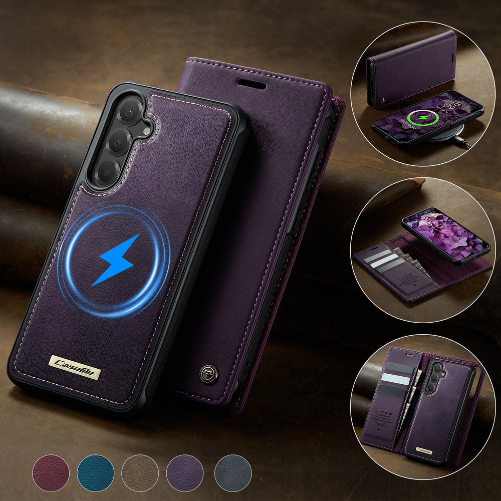Чехол-кошелек CaseMe 2 in 1 MagSafe Samsung Galaxy S25 FE