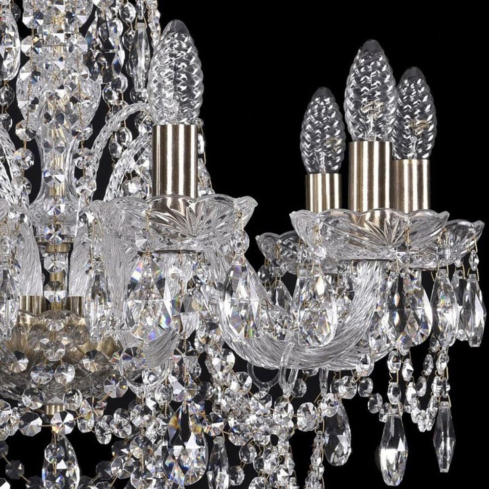 Подвесная люстра Bohemia Ivele Crystal 1411 1411/10/195/Pa