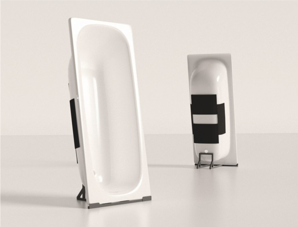 Стальная ванна ВИЗ Tevro (Тевро) 170x70, с ножками