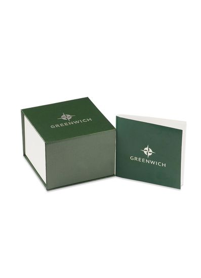 Greenwich Good Luck Classic GW 074.42.32 - Элегантность с тёплым акцентом, Мужские наручные часы
