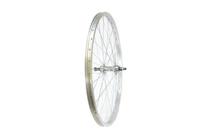 Колесо 26" заднее TRIX, обод алюминиевый, одинарный, 36H, 559х21/25х15,6мм, A/V, серебристый.