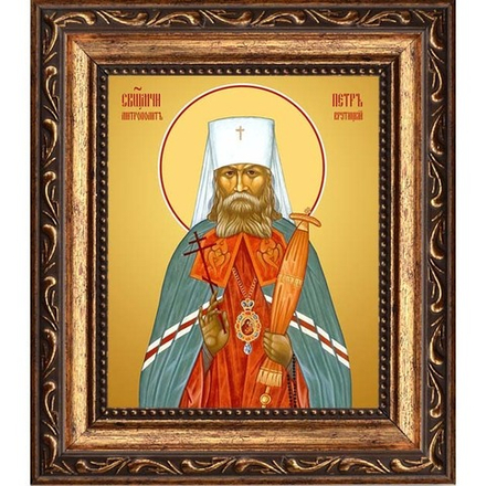 Петр (Полянский) Крутицкий, священномученик митрополит. Икона на холсте.