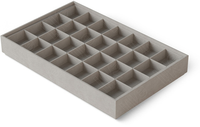 Планшет Бета/1 серия/приподнятое дно/28 ячеек 08 (41х48 мм.)