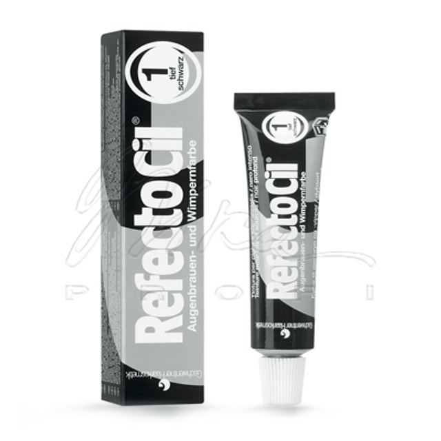 Краска для бровей и ресниц черная №1 (15 мл)