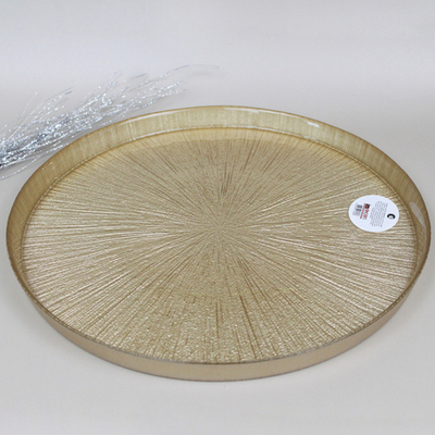 Тарелка 28см «Золотая кувшинка»