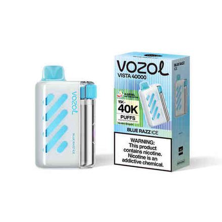 VOZOL VISTA 40000 - Blue Razz Ice (5% nic)