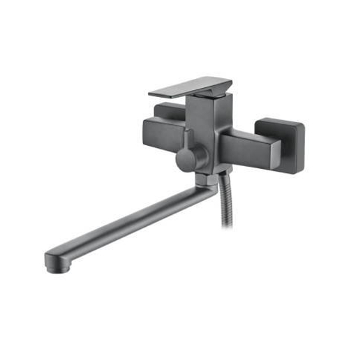 Смеситель для ванны LEDEME с дл. изливом ГРАФИТ L2278U