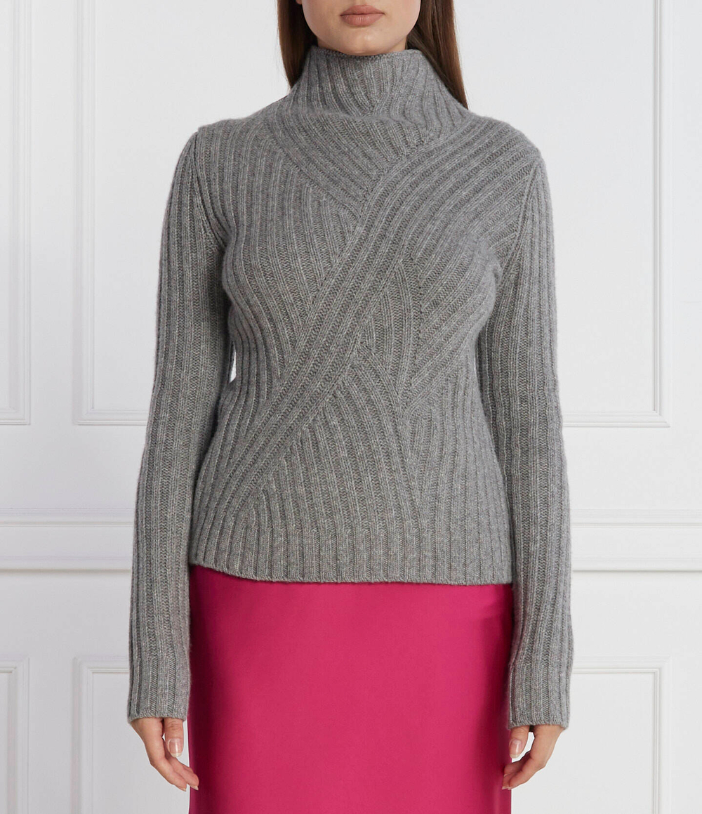 Хлопковый гольф frim BOSS BLACK - серый(50504562)