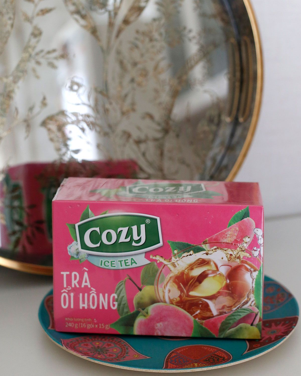Чай COZY растворимый со вкусом ГУАВА, 240 г