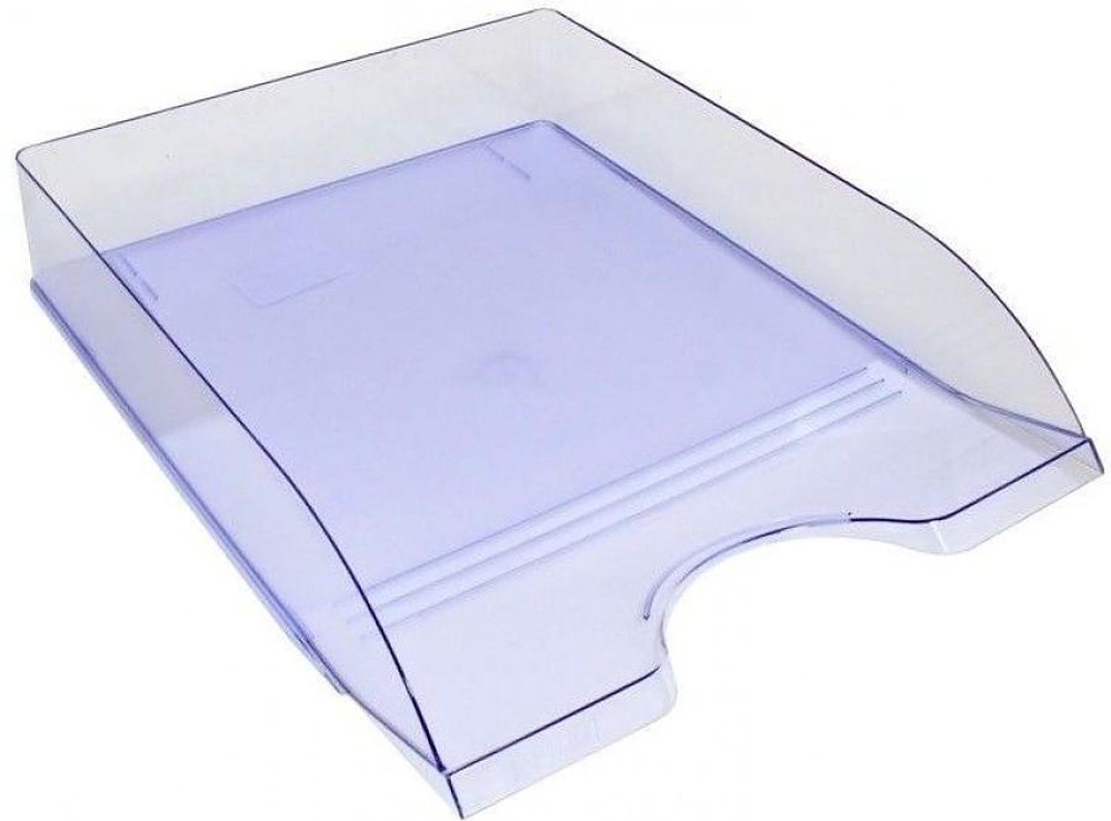 Лоток горизонтальный Дельта тонированный голубой (Стамм)