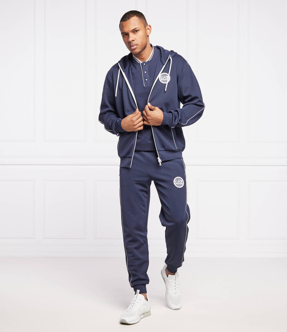 Худи EA7 - темно-синий(3LPM36 PJEJZ)