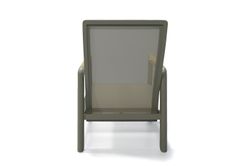 "Бари" кресло, каркас алюминий, цвет светло-серый